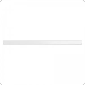 Listwa zaciskająca DONAU, PVC, A4, 4mm, do 40 kartek, biała, (10szt), 7894001PL-09