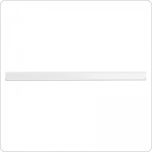 Listwa zaciskająca DONAU, PVC, A4, 6mm, do 60 kartek, biała, (10szt), 7895001PL-09