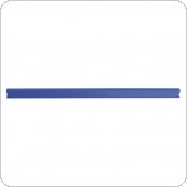 Listwa zaciskająca DONAU, PVC, A4, 6mm, do 60 kartek, niebieska, (10szt), 7895001PL-10