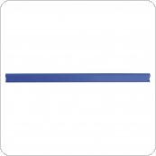 Listwa zaciskająca DONAU, PVC, A4, 8mm, do 80 kartek, niebieska, (10szt), 7896001PL-10