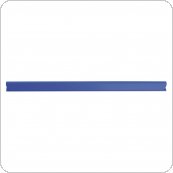 Listwa zaciskająca DONAU, PVC, A4, 10mm, do 100 kartek, niebieska, (10szt), 7897001PL-10