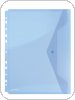 Teczka kopertowa DONAU zatrzask, PP, A4, 200mikr., z europerforacją, niebieska, 8540001PL-10