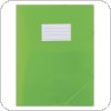 Teczka z gumką DONAU, PP, A4, 480mikr., 3-skrzydłowe, półtransparentna zielona, 8568001PL-06