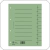 Przekładka DONAU, karton, A4, 235x300mm, 1-10, 1 karta, zielona, (100szt), 8610001-06 Przekładki numeryczne i alfabetyczne