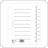 Przekładka DONAU, karton, A4, 235x300mm, 1-10, 1 karta, biała, (100szt), 8610001-09