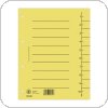 Przekładka DONAU, karton, A4, 235x300mm, 1-10, 1 karta, żółta, (100szt), 8610001-11