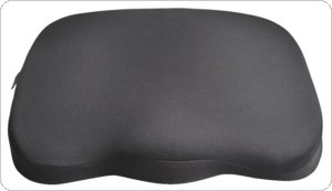 Poduszka na krzesło KENSINGTON, piankowa, zachowująca kształt, czarna, ACKK55805WW