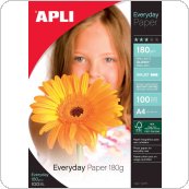 Papier fotograficzny APLI Everyday Photo Paper, A4, 180gsm, błyszczący, 100ark., AP11475
