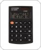 Kalkulator kieszonkowy CITIZEN SLD-200NR, 8-cyfrowy, 98x62mm, czarny, CI-SLD200NR