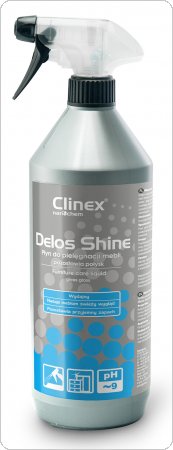 Płyn do pielęgnacji mebli CLINEX Delos Shine 1L 77-145, pozostawia połysk, CL77145