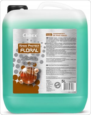Preparat czyszczący CLINEX Nano Protect Floral 5L 70-334, CL77334