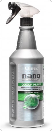 Preparat do neutralizacji zapachów CLINEX Nano Protect Silver Odour Killer 1L 70-351, green tea, CL77351