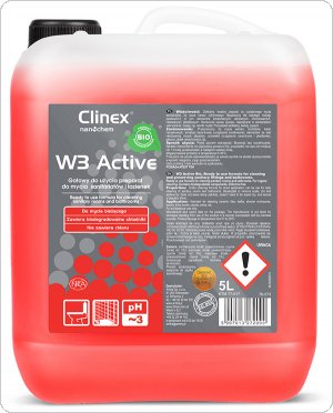 Preparat CLINEX W3 Active BIO 5L 77-517, do mycia sanitariatów i łazienek, CL77517