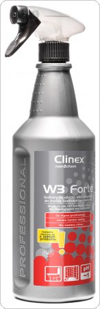 Preparat CLINEX W3 Forte 1L 77-634, do mycia sanitariatów i łazienek, CL77634