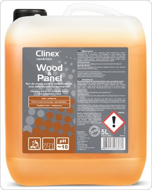 Płyn do mycia drewnianych podłóg i paneli CLINEX Wood&Panel 5L 77-690, skoncentrowany, CL77690