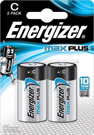 Bateria ENERGIZER Max Plus, C, LR14, 1,5V, 2szt., EN-423334