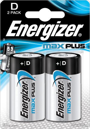 Bateria ENERGIZER Max Plus, D, LR20, 1,5V, 2szt., EN-423358