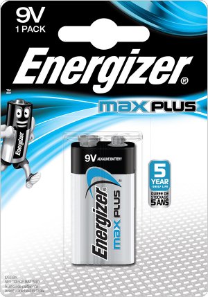 Bateria ENERGIZER Max Plus, E, 6LR61, 9V, EN-423389