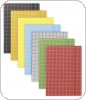 Teczka z gumką DONAU, karton, A4, 400gsm, 3-skrzydłowe, mix kolorów w kratę, FEP99