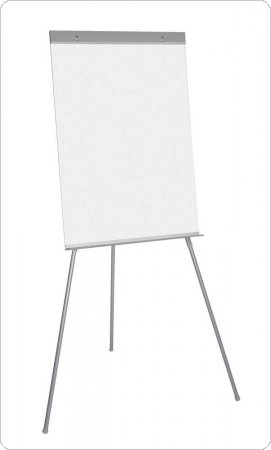 Flipchart na trójnogu BI-OFFICE, 70x100cm, tablica suchościeralno - magnetyczna , GEA2300113