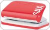 Dziurkacz SAXDesign 218 paperbox, dziurkuje do 12 kartek, czerwony, ISAXD218-04