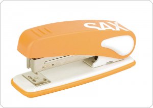 Zszywacz SAX239 Design, zszywa do 25 kartek, display, pomarańczowy, ISAXD239-07