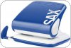 Dziurkacz SAXDesign 418 paperbox, dziurkuje do 25 kartek, niebieski, ISAXD418-01