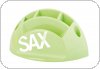 Przybornik na biurko SAX Design, z przegrodami, jasnozielony, ISAXDPH1-15