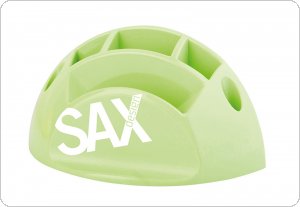 Przybornik na biurko SAX Design, z przegrodami, jasnozielony, ISAXDPH1-15