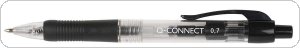Długopis automatyczny Q-CONNECT 1,0mm, czarny, KF00267