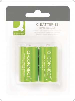 Baterie super-alkaliczne Q-CONNECT C, LR14, 1,5V, 2szt., KF00490