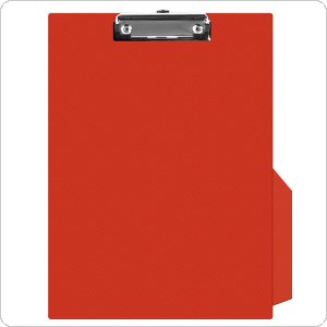 Clipboard Q-CONNECT deska, z klipsem, PVC, A4 czerwony, KF01298