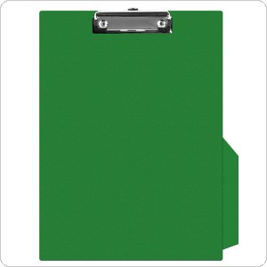 Clipboard Q-CONNECT deska, z klipsem, PVC, A4 zielony, KF01299