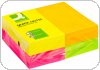 Bloczek samoprzylepny Q-CONNECT Rainbow, 127x76mm, 4x3x80 kart., neon, mix kolorów , KF01350