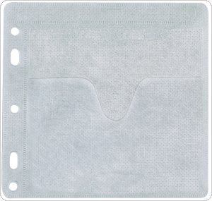 Koperty na 2 płyty CD/DVD Q-CONNECT, do wpinania, 40szt., białe, KF02208