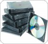 Pudełko na płytę CD / DVD Q-CONNECT, slim, 25szt., przeźroczyste, KF02210