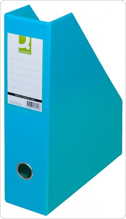 Pojemnik na dokumenty Q-CONNECT, PVC, A4/76, jasnoniebieski, KF16209