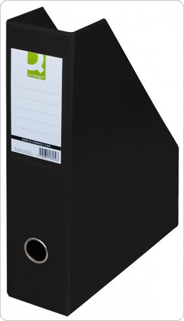 Pojemnik na dokumenty Q-CONNECT, PVC, A4/76, czarny, KF16210