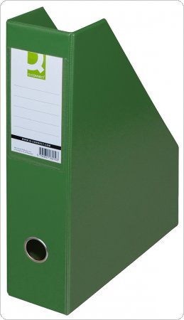 Pojemnik na dokumenty Q-CONNECT, PVC, A4/76, zielony, KF16212