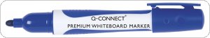Marker do tablic Q-CONNECT Premium, gum. rękojeść, okrągły, 2-3mm (linia), niebieski, KF26110