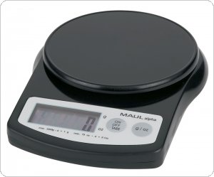 Waga elektroniczna MAUL MaulAlpha, 2kg, czarna, M1642090