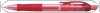 Długopis automatyczny żelowy PENAC FX7 0,7mm, czerwony, PBA200102-04