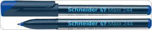 Marker do płyt CD/DVD SCHNEIDER Maxx 244, 0,7 mm, niebieski, SR124403