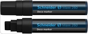Marker kredowy SCHNEIDER Maxx 260 Deco, 5-15 mm, czarny, SR126001