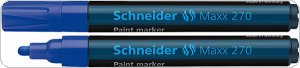 Marker olejowy SCHNEIDER Maxx 270, okrągły, 1-3 mm, niebieski, SR127003