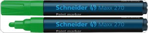 Marker olejowy SCHNEIDER Maxx 270, okrągły, 1-3 mm, zielony, SR127004