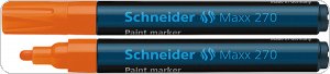 Marker olejowy SCHNEIDER Maxx 270, okrągły, 1-3 mm, pomarańczowy, SR127006