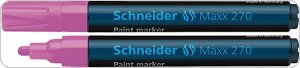 Marker olejowy SCHNEIDER Maxx 270, okrągły, 1-3 mm, różowy, SR127009