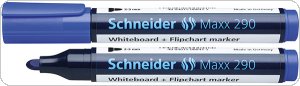 Marker do tablic SCHNEIDER Maxx 290, okrągły, 2-3 mm, niebieski, SR129003