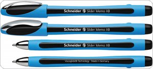 Długopis SCHNEIDER Slider Memo, XB, czarny, SR150201